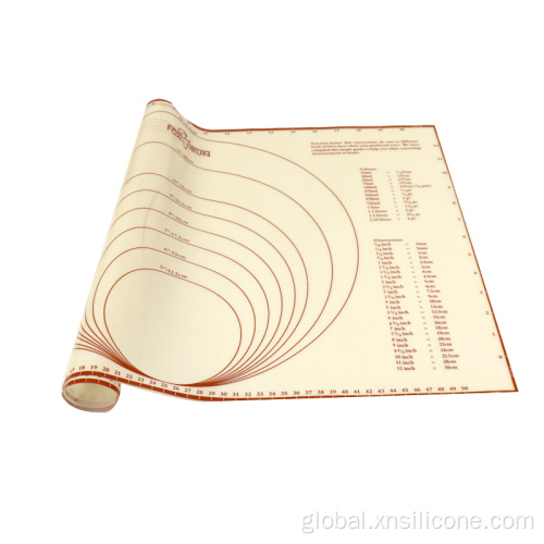 Customized eco-friendly silicone baking rolling dough mat